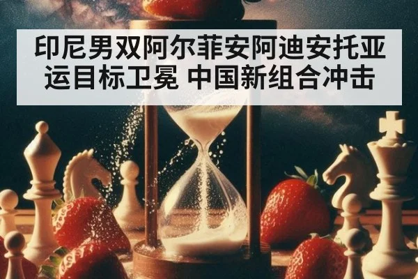印尼男双阿尔菲安阿迪安托亚运目标卫冕 中国新组合冲击